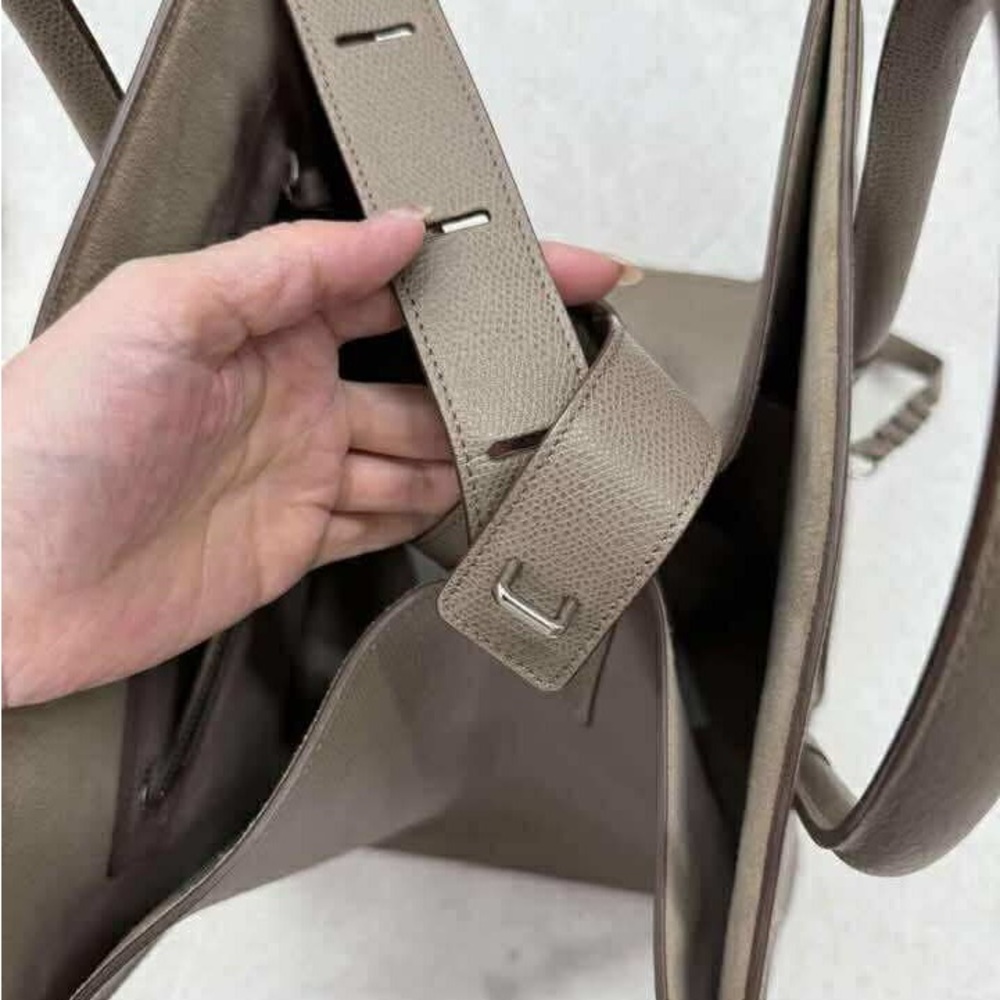 Celine Gray Leather Tote - Picture 6 of 16
